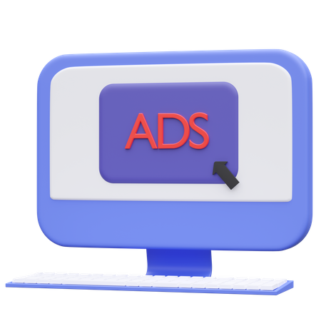 Anúncios da web  3D Icon