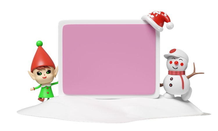 Anuncios de navidad  3D Icon