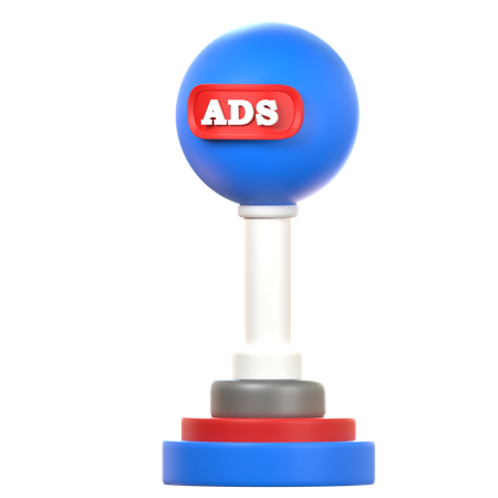 Anuncios publicitarios  3D Icon