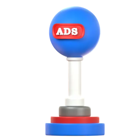 Anuncios publicitarios  3D Icon