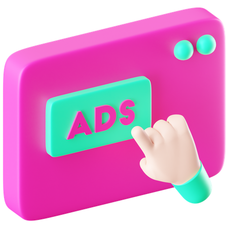 Werbung  3D Icon