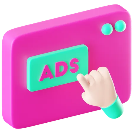 Werbung  3D Icon