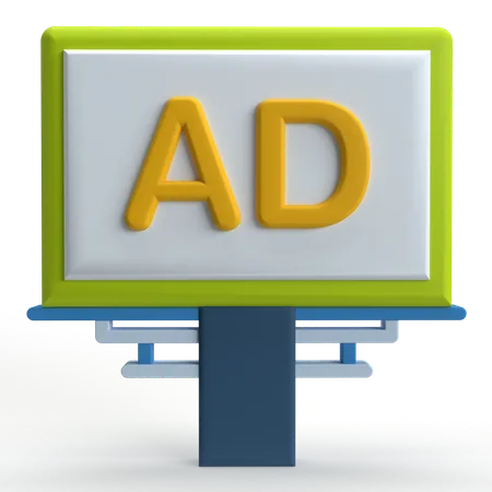 Werbeplakat  3D Icon