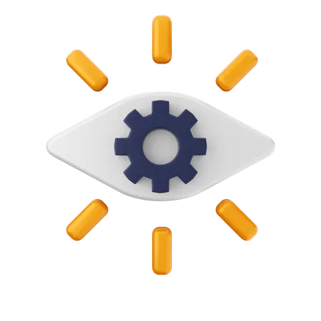 Anzeigeeinstellungen SEO  3D Icon