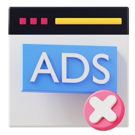 Anzeigen abbrechen  3D Icon