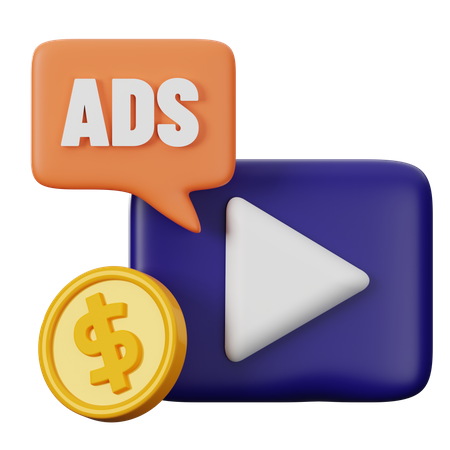 Anzeigen Geld  3D Icon