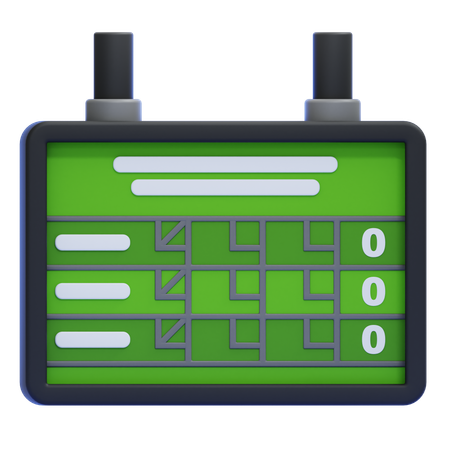 Anzeigetafel  3D Icon