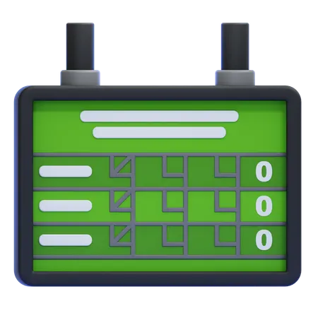 Anzeigetafel  3D Icon