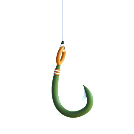 Anzol de pesca  3D Icon