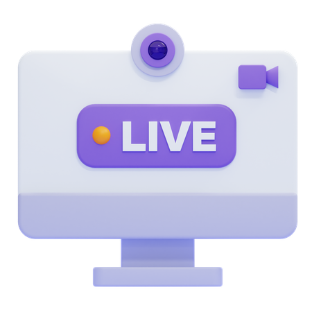 Ao vivo  3D Icon