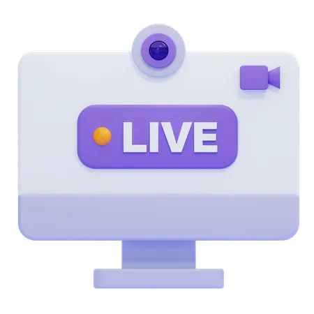 Ao vivo  3D Icon