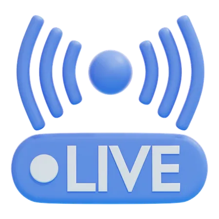 Ao vivo  3D Icon