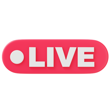 Ao vivo  3D Icon