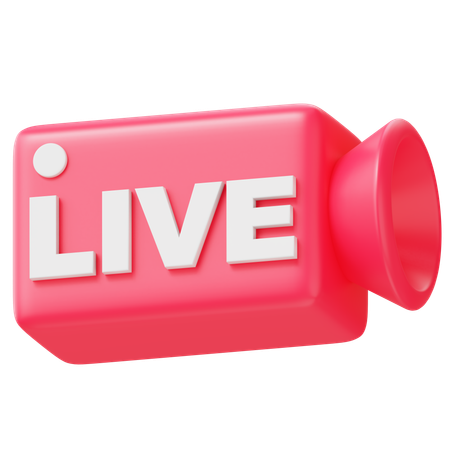 Ao vivo  3D Icon