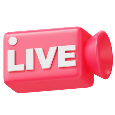 Ao vivo  3D Icon