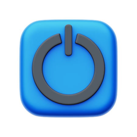 Apagado  3D Icon