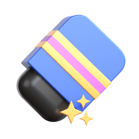 Apagador  3D Icon