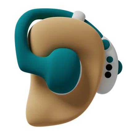 Aparelho auditivo  3D Icon