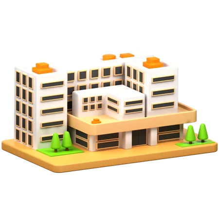 Apartamento  3D Icon