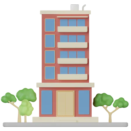 Apartamento  3D Icon
