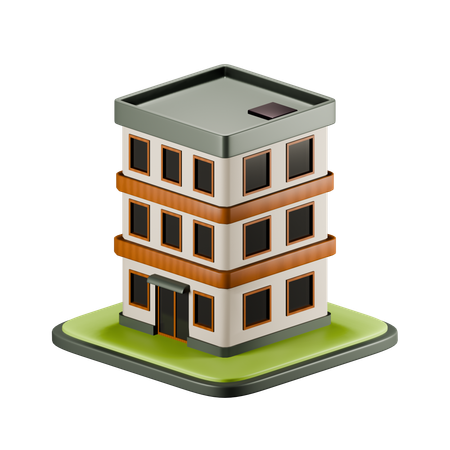 Apartment  3D Icon