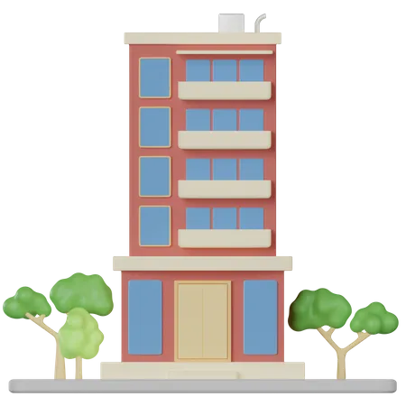 Apartment  3D Icon