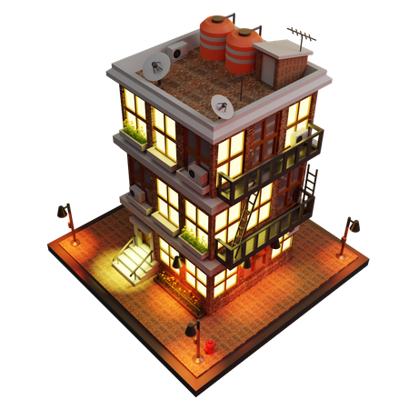 Apartment  3D Illustration