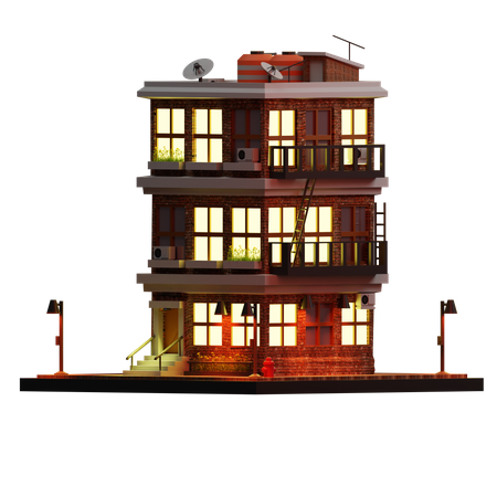 Apartment 3D Illustration