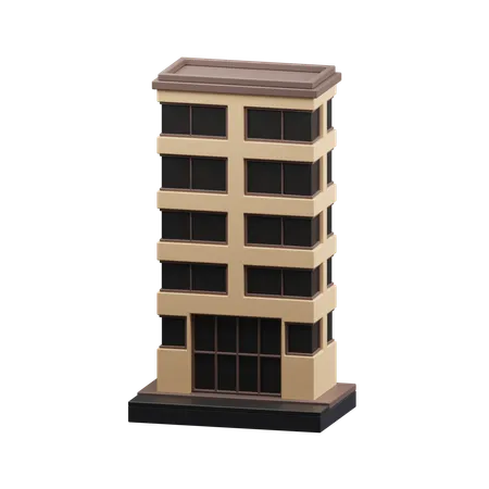 Apartment Building Download This Item Now 3D Icon