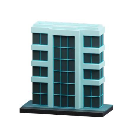 Apartment Building Download This Item Now 3D Icon