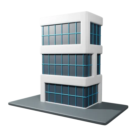 Apartment Building  3D Icon