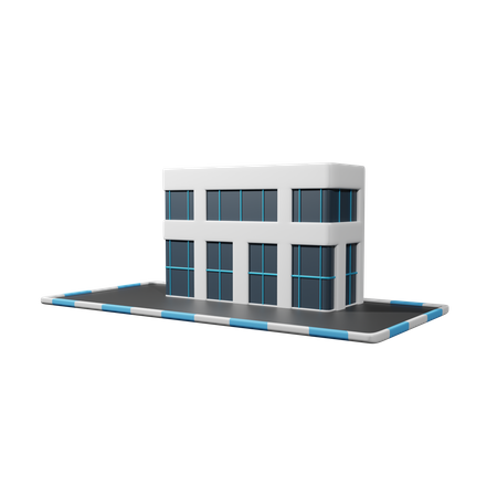 Apartment Building  3D Icon