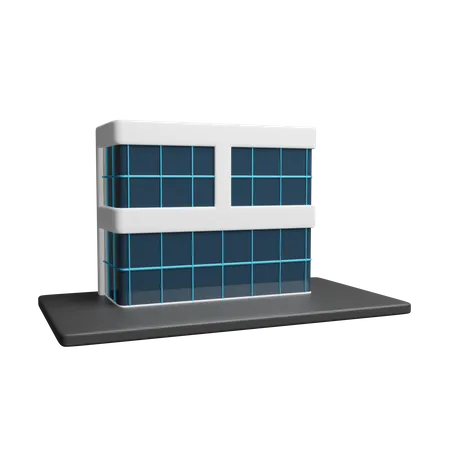 Apartment Building  3D Icon