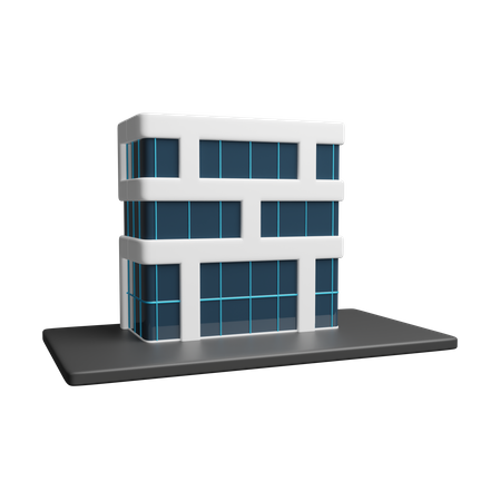 Apartment Building  3D Icon