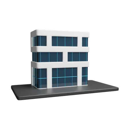 Apartment Building  3D Icon