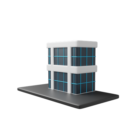 Apartment Building  3D Icon