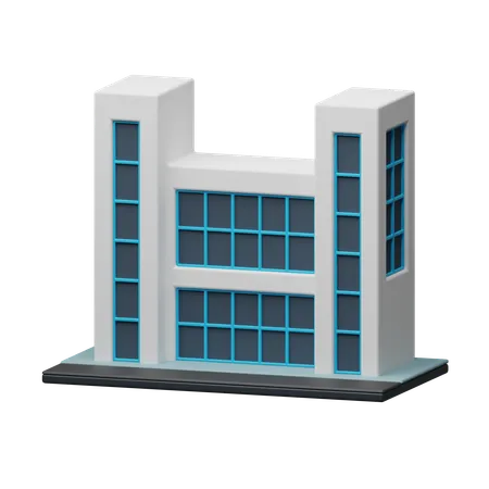 Apartment building  3D Icon