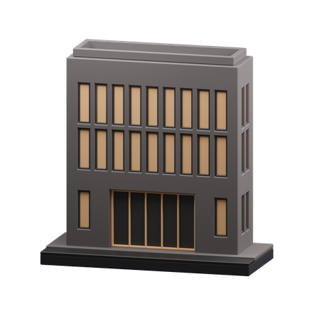 Apartment building  3D Icon