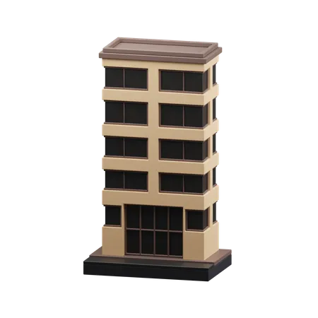 Apartment building  3D Icon