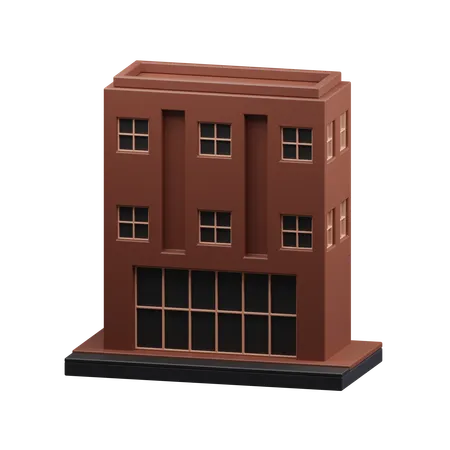 Apartment Building  3D Icon