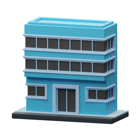 Apartment building  3D Icon