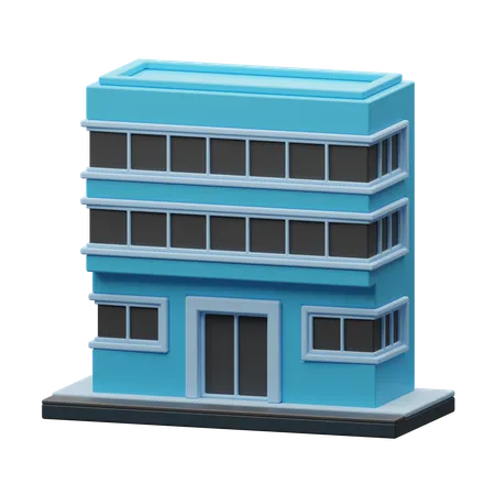 Apartment building  3D Icon