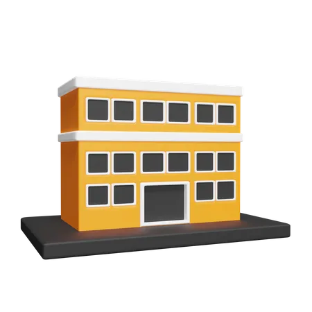 Apartment building  3D Icon