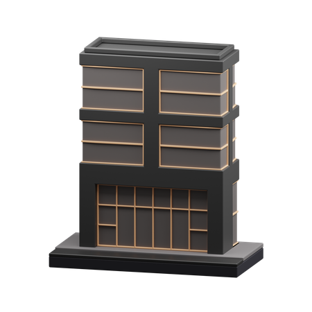 Apartment building  3D Icon