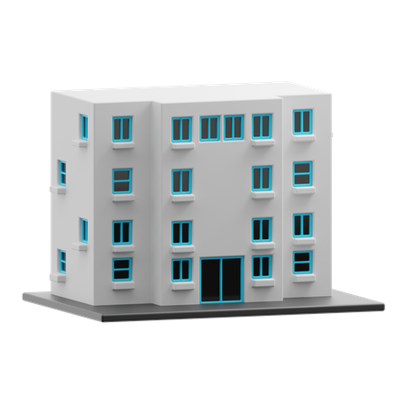 Apartment building  3D Icon