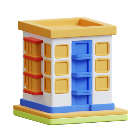 Apartments  3D Icon