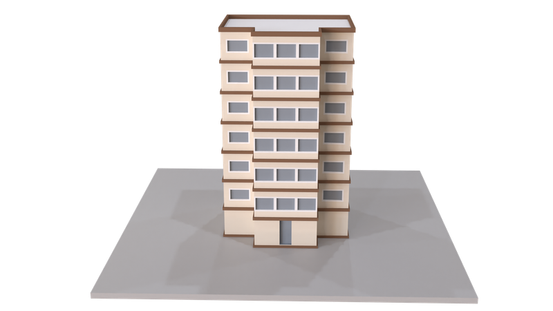 Apartments  3D Icon