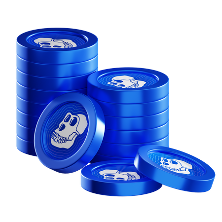 Ape Coin Stacks  3D Icon