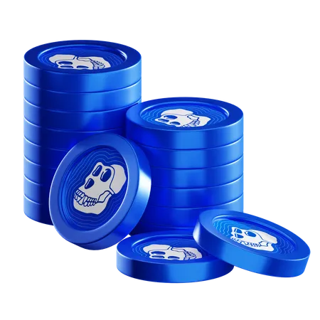 Ape Coin Stacks  3D Icon