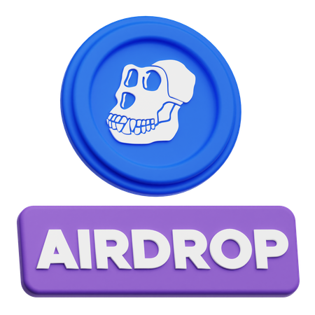Apecoin Airdrop  3D Icon